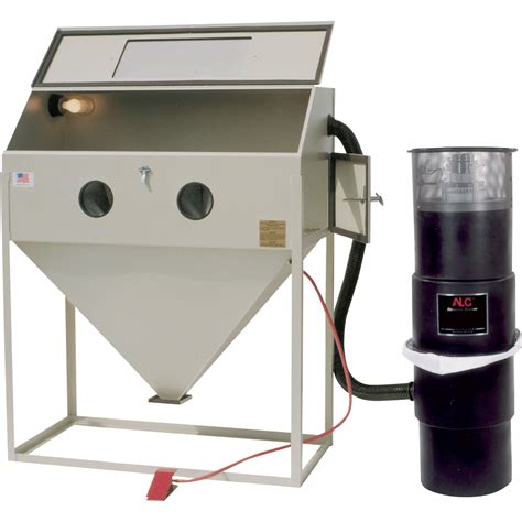 alc steel abrasive blasting cabinet